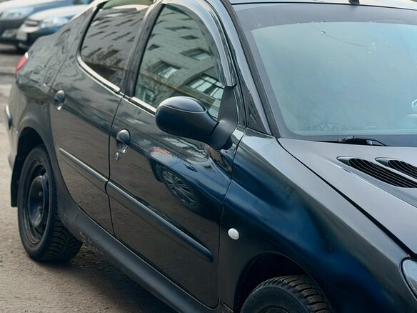 2006 Peugeot 206, чёрный, 229000 рублей