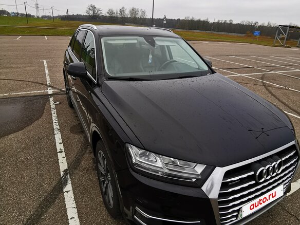 2016 Audi Q7 II (4M), чёрный, 2845000 рублей