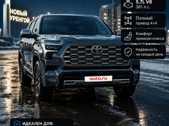 2023 Toyota Sequoia III, серый, 15000000 рублей - вид 6