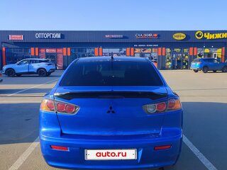 2008 Mitsubishi Lancer X, синий, 600000 рублей, вид 4