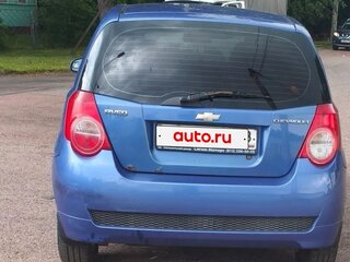 2009 Chevrolet Aveo I Рестайлинг, синий, 360000 рублей, вид 4