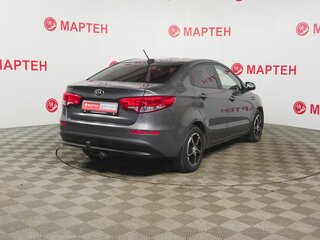 2017 Kia Rio III Рестайлинг, серый, 1037000 рублей, вид 5