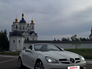 2010 Mercedes-Benz SLK-Класс 200 II (R171) Рестайлинг, белый, 1800000 рублей, вид 3