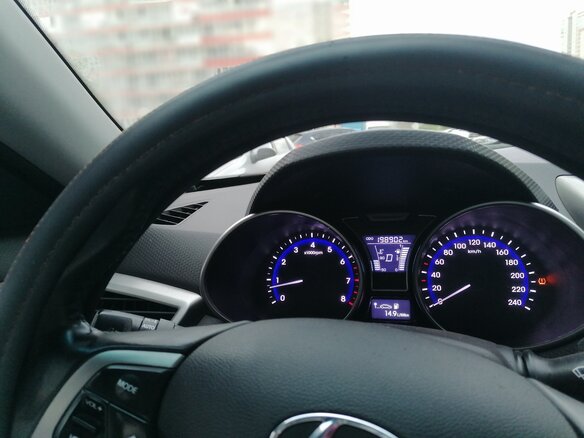 2014 Hyundai Veloster I, оранжевый, 1000000 рублей - вид 7
