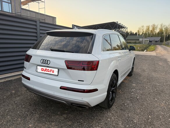 2019 Audi Q7 II (4M), белый, 3875000 рублей - вид 3