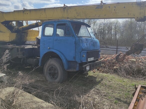 1989 МАЗ Автокраны, голубой, 445000 рублей - вид 1