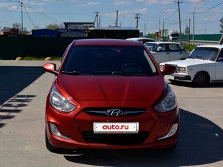2011 Hyundai Solaris I, красный, 710000 рублей, вид 2