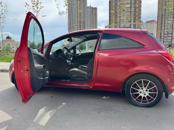2008 Opel Corsa D, красный, 380000 рублей - вид 9