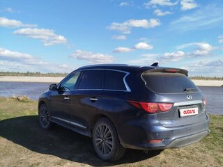 2018 Infiniti QX60 I Рестайлинг, синий, 3200000 рублей, вид 3