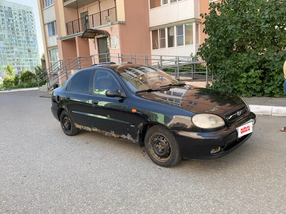 2008 Chevrolet Lanos I, чёрный, 90000 рублей - вид 2
