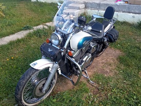 2002 Honda Shadow 400, белый, 305000 рублей, вид 2