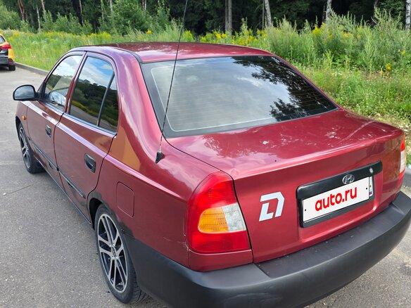 2006 Hyundai Accent ТагАЗ II, красный - вид 7