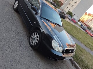 2004 Hyundai Sonata ТагАЗ IV (EF) Рестайлинг, чёрный, 310000 рублей, вид 2