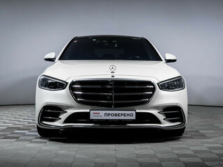 2021 Mercedes-Benz S-Класс 500 4MATIC VII (W223), белый, 10350000 рублей, вид 2