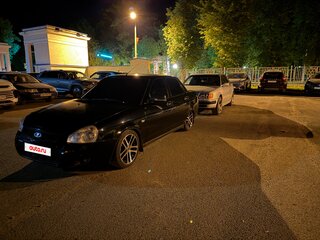 2012 Lada (ВАЗ) Priora I, чёрный, 400000 рублей, вид 1