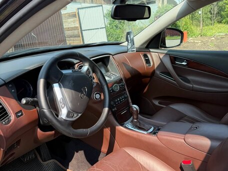 2009 Infiniti EX35 I (J50), пурпурный, 1500000 рублей, вид 5