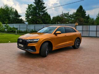 2020 Audi Q8 45 TDI I (4M), оранжевый, 6000000 рублей, вид 1