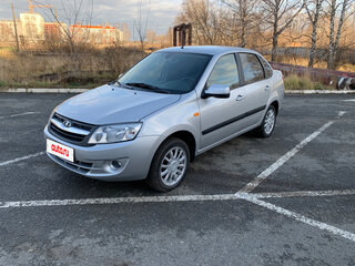 2014 Lada (ВАЗ) Granta I, серебристый, 615000 рублей, вид 1