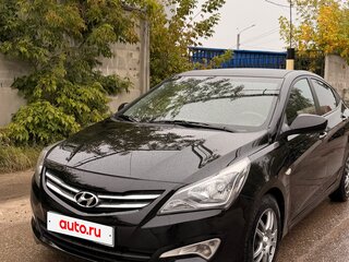 2016 Hyundai Solaris I Рестайлинг, чёрный, 810000 рублей, вид 4