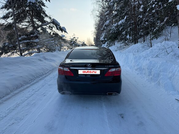 2009 Lexus LS 460 L IV Рестайлинг, чёрный - вид 4