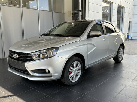 2016 Lada (ВАЗ) Vesta I, серебристый, 700000 рублей, вид 3
