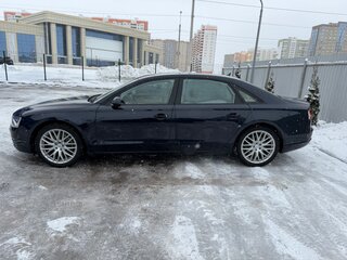 2011 Audi A8 Long III (D4), синий, 1555000 рублей, вид 4