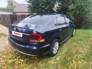 2015 Volkswagen Polo V Рестайлинг, синий, 1100000 рублей, вид 4