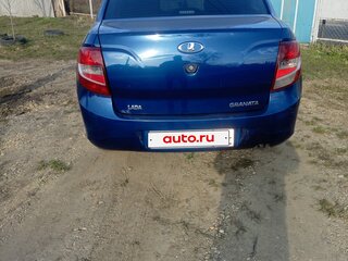 2013 Lada (ВАЗ) Granta I, синий, 450000 рублей, вид 3