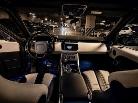 2016 Land Rover Range Rover Sport SVR II, синий, 6500000 рублей, вид 4