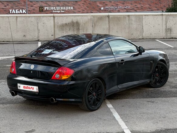 2004 Hyundai Tiburon II (GK), чёрный - вид 2