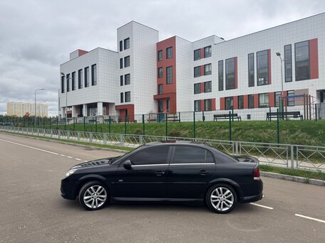 2008 Opel Vectra C Рестайлинг, чёрный, 620000 рублей, вид 2