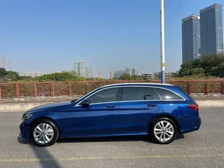 2021 Mercedes-Benz C-Класс 180 IV (W205) Рестайлинг, синий, 2100002 рублей, вид 4