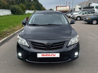 2012 Toyota Corolla X (E140, E150) Рестайлинг, чёрный, 850000 рублей, вид 3