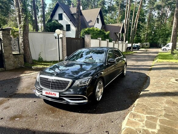 2018 Mercedes-Benz Maybach S-Класс 450 I (X222) Рестайлинг, чёрный, 4500000 рублей - вид 12