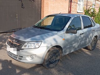 2013 Lada (ВАЗ) Granta I, серебристый, 650000 рублей, вид 1
