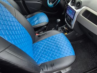 2014 Renault Logan I Рестайлинг, синий, 280000 рублей, вид 5