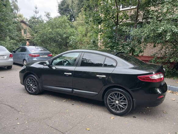 2013 Renault Fluence I Рестайлинг, чёрный - вид 4