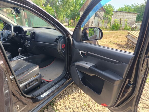 2008 Hyundai Santa Fe II, пурпурный, 1050000 рублей - вид 12
