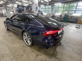 2018 Audi A7 55 TFSI II (4K), синий, 4500000 рублей, вид 5