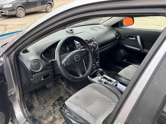 2006 Mazda 6 I (GG) Рестайлинг, серый, 350000 рублей - вид 6