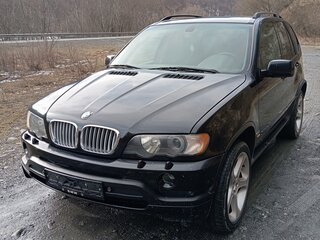 2002 BMW X5 4.6is I (E53), чёрный, 1200000 рублей, вид 3