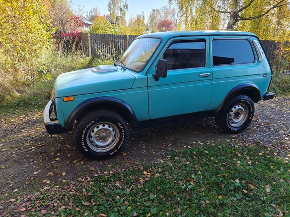 2001 Lada (ВАЗ) 2121 (4x4) I Рестайлинг, голубой, 84000 рублей - вид 10