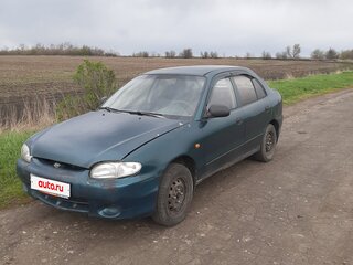 1997 Hyundai Accent I, зелёный, 115000 рублей, вид 1