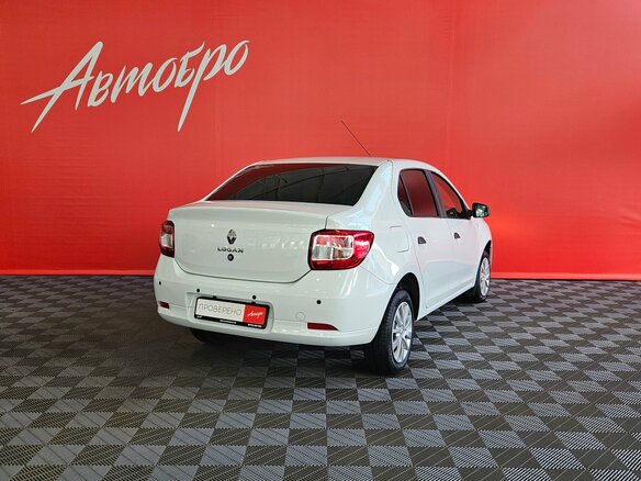 2020 Renault Logan II Рестайлинг, белый, 885000 рублей - вид 4