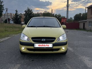 2008 Hyundai Getz I Рестайлинг, жёлтый, 520000 рублей, вид 2