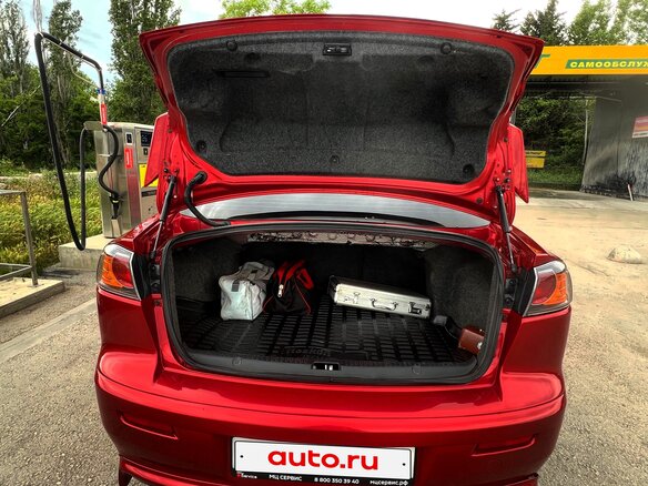 2012 Mitsubishi Lancer X Рестайлинг, красный, 1050000 рублей - вид 10