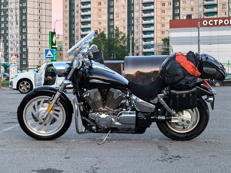 2005 Honda VTX 1300, чёрный, 490000 рублей, вид 1