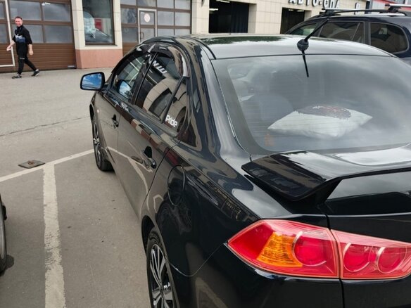 2008 Mitsubishi Lancer X, чёрный, 500000 рублей - вид 6