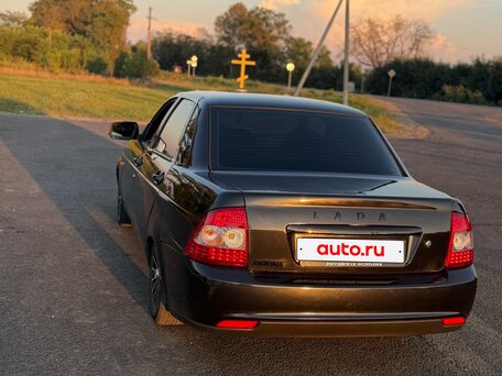 2007 Lada (ВАЗ) Priora I, чёрный, 220000 рублей, вид 5