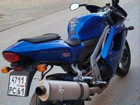 2003 Triumph Daytona 955i, синий, 390000 рублей, вид 2